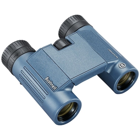 BUSHNELL 12x25mm H2O Binocular - Dark Blue Roof WP/FP Twist Up Eyecups 132105R